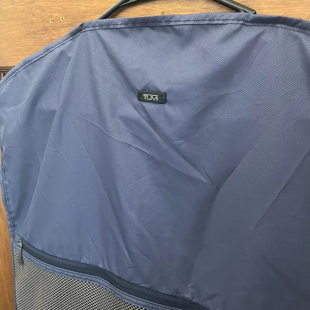 Tumi Garment Bag Light Weight Tri Fold Navy Blue Bag